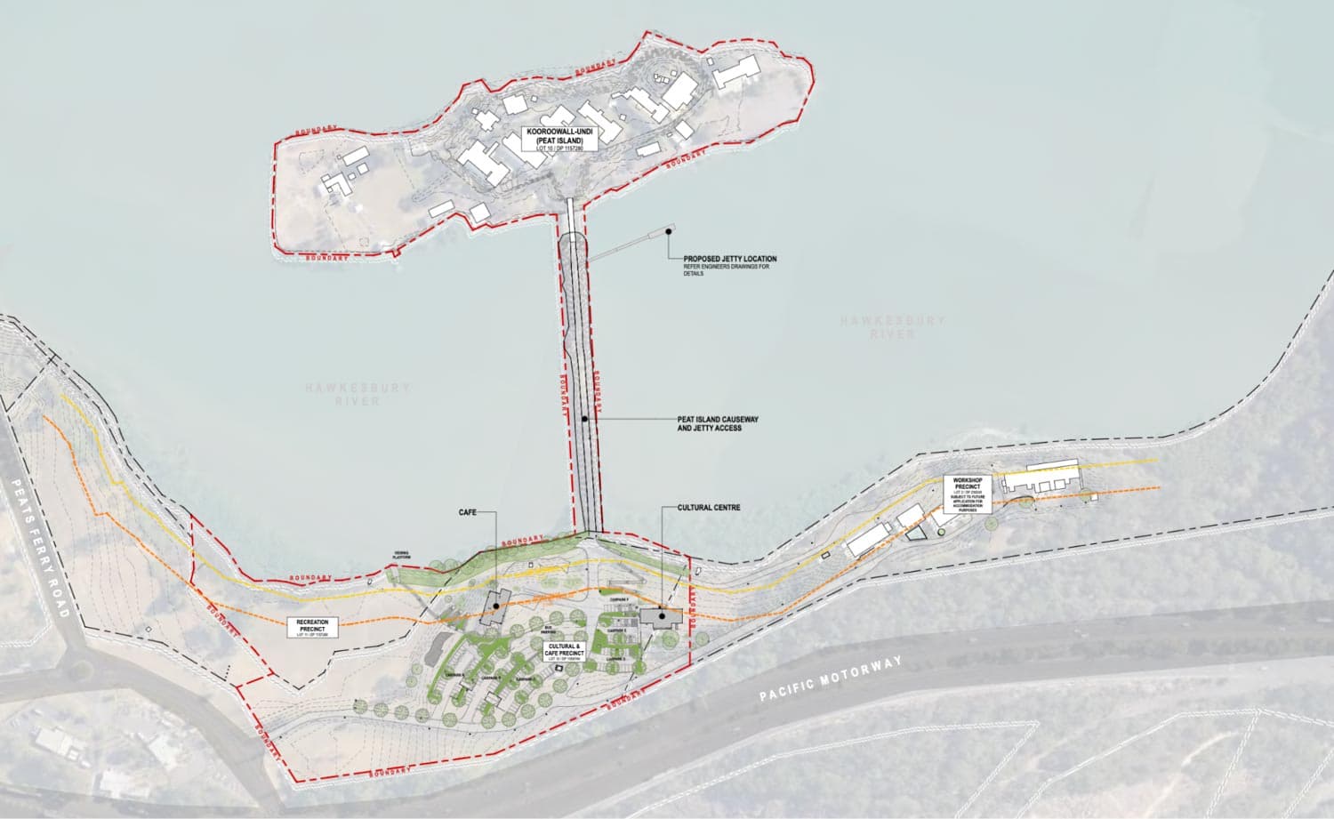 plan diagram Strategic Rezoning Planning Proposal: Pete Island and Mooney Mooney