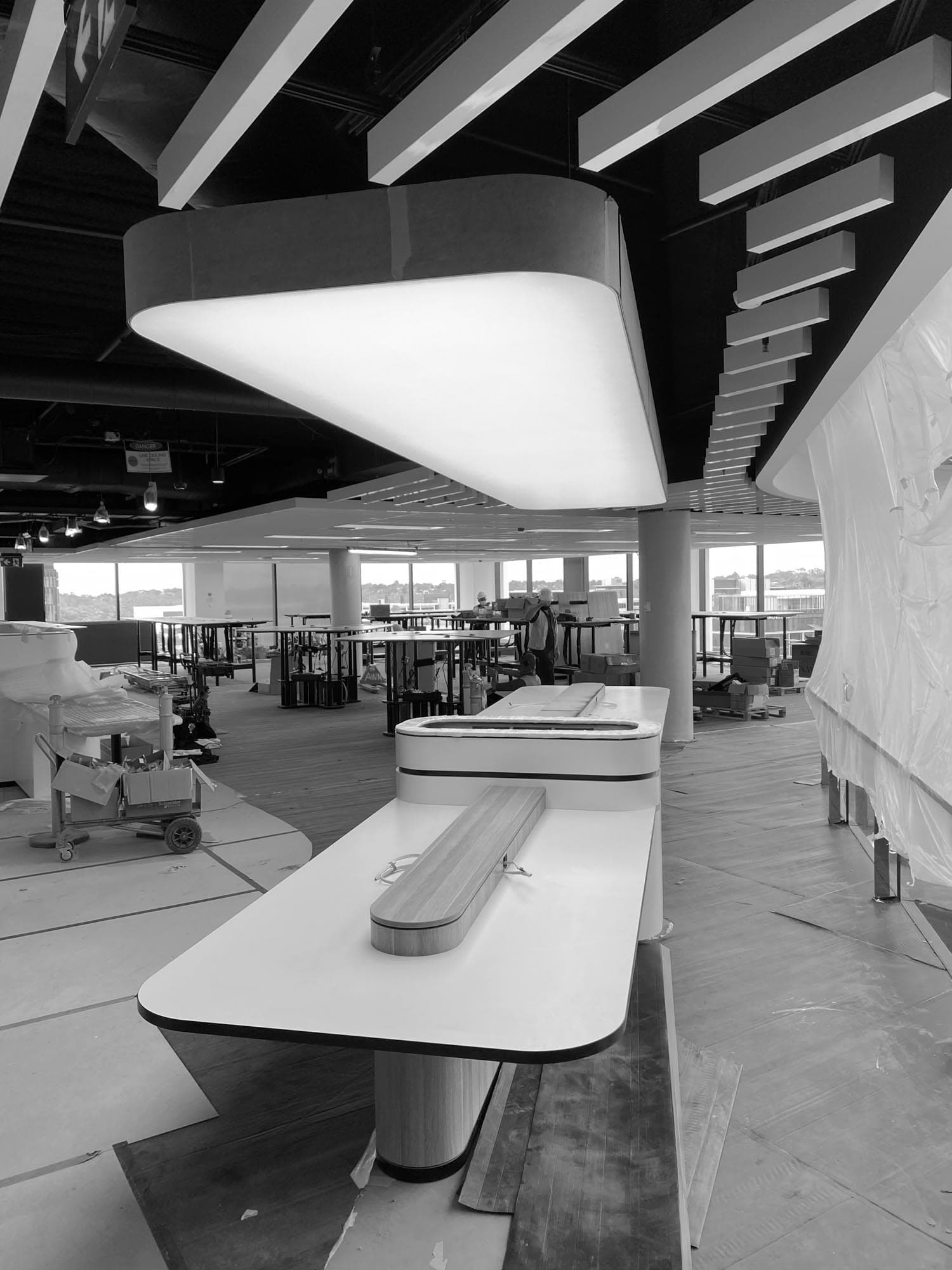 under construction Expanding Government Tenancy at Glass House, Macquarie Park